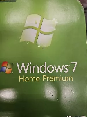 Microsoft Windows 7 Home Premium W/ Product Key 32 Bit & 64 Bit Discs Manual • $30