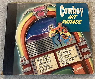 Cowboy Hit Parade 78 RPM Record Set Capitol AD-55 Merle Travis Tex Ritter Wakely • $23.88