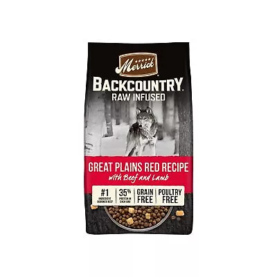 Merrick Backcountry Grain Free Dry Adult Dog Food Kibble With Freeze Dried Ra... • $90.99