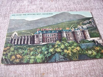 Postcard -- Holyrood And Arthur's Seat Edinburgh • £3