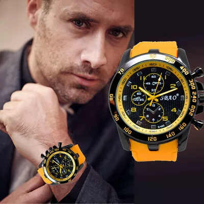 Stainless Steel Luxury Sport Analog Quartz Modern Men Fashion Wrist Watch YE • $18.74