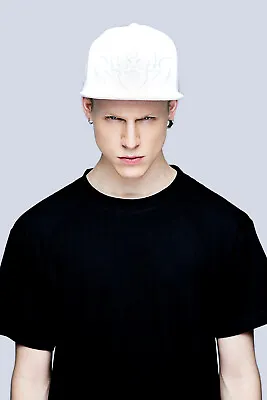 Long Clothing Tribal Snap Back Cap White Unisex Boy London Selfridges Mishka • £8