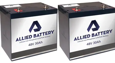 Allied Lithium Li-Ion Golf Cart 48V 48 Volt EZGO 60AH Battery + Charger Kit • $2395.99