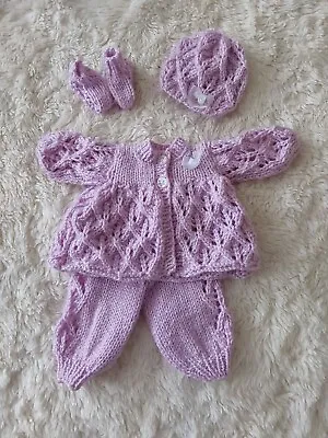 £8 • Buy Hand Knitted Dolls Clothes. Fit 12  Baby Doll.