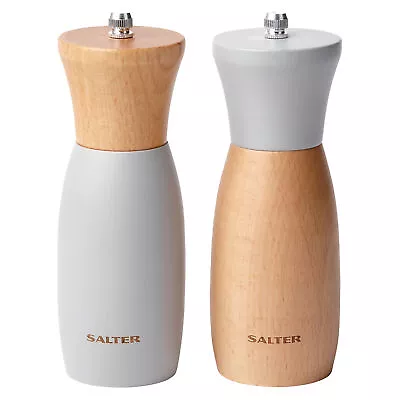 Salter Salt & Pepper Mill Set Adjustable Grind Fine To Course Universal Grinder • £19.99