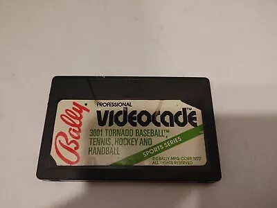 $9 • Buy Bally Professional Videocade 3001 Tornado Baseball & MORE Game Cartridge Only 