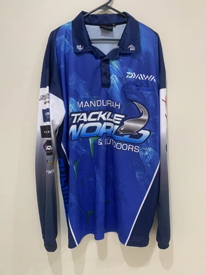 $19.99 • Buy Fishing Sublimated Shirt Mandurah Tackle World & Outdoors Long Sleeve Collard
