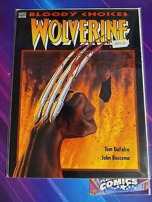 Marvel Graphic Novel: Wolverine - Bloody Choices #1 High Grade Marvel Tpb Mg5-31 • $15.99