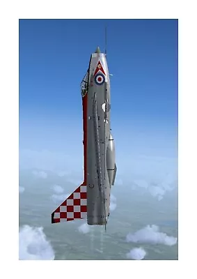 English Electric Lightning Vertical Climb A4 Poster With Choice Of Frame • £8.91