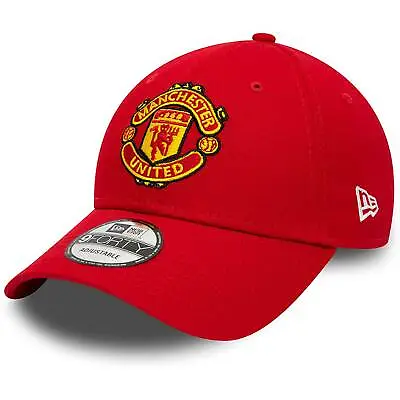 Youth New Era Red Manchester United Core 9FORTY Adjustable Hat • $25.99