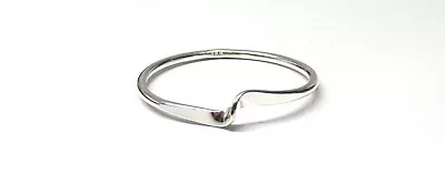 £5.99 • Buy 925 Sterling Silver Skinny Twisted Stacking Ring Ideal As Finger Or Midi Ring