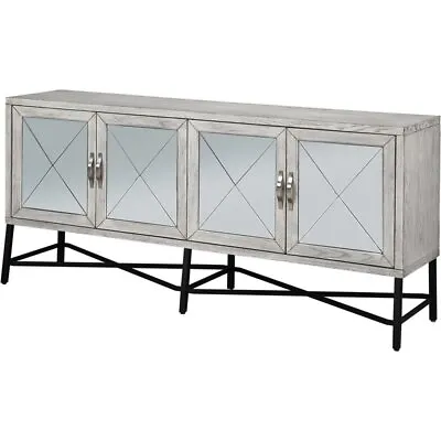 Treasure Trove Gabby Hazy White Four Door Credenza • $1500.99