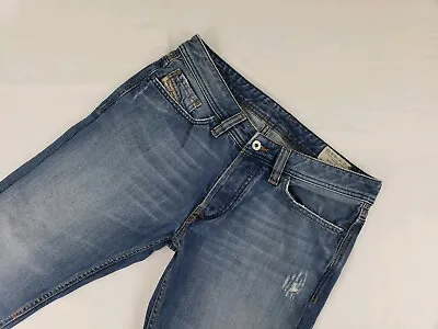 Diesel Men's Viker Modified Zip Fly And Hemmed Blue Jeans Size 32 X 26  • $29.99