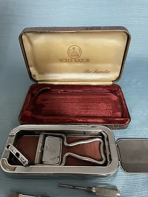 Vintage Rolls Razor /the Traveler /safety Shaving Razor W/case • $24