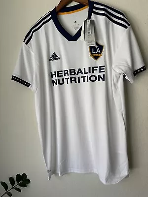 Adidas LA Galaxy 22/23 Home Jersey White Men’s Size Large New With Tagsn • $39.95