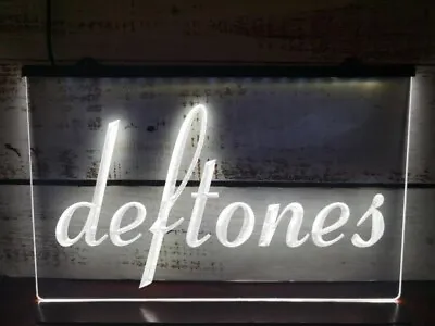 Deftones LED Neon Light Sign Metal Music Band Studio Room Home Wall Art Décor • $24.95