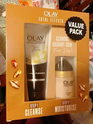$35 • Buy Olay Total Effects 7in1 Facial Foaming Skin Cleanser+Normal Day Cream SPF15 Set