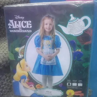 £16 • Buy Girls Kids Disney Alice In Wonderland Fairy Tale Book Day Fancy Dress Costume 