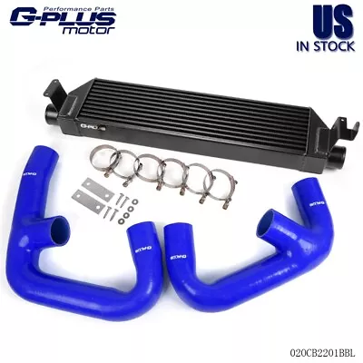 Fit For Volkswagen Golf R GTI MK7 Upgrade Twin Intercooler + Hose Kit Blue • $199