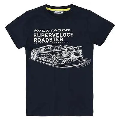 Lamborghini Kids Automobili Lamborghini Aventador SV Roadster T-Shirt • £45