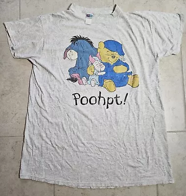 Vintage Winnie The Pooh Disney T-Shirt Poohpt One Size Pooh Tiger Piglet Eyeore • $23.99