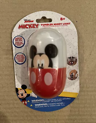 NEW DISNEY JUNIOR MICKEY MOUSE CLUBHOUSE FUNHOUSE Tumbler Night Light Twist Top • $13.95