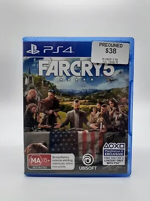 $20 • Buy Far Cry 5 Sony Playstation 4 PS4 Game - Complete VGC FREE SHIPPING 