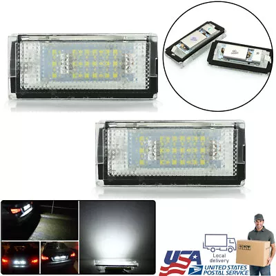 Car LED Number License Plate Lamp Tail Lights Assembly For BMW 3 Series E46 2PCS • $8.62