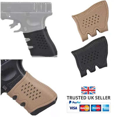 £5.49 • Buy Airsoft Rubber Pistol Grip Sleeve Cover BB Air Gun Glock G17 G18 AEG Handgun RIF