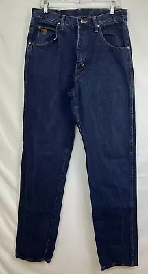 Wrangler 20X Men’s Size 34X38 Blue Style 22 Five Pocket Straight Leg Denim Jeans • $22.83