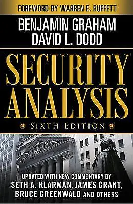 £36.96 • Buy Security Analysis: Sixth Edition, Foreword By Warren Buffett - 9780071592536
