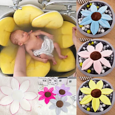 UK Blooming Bath Tub Mat Baby Infant Flower Bathing Sink Cushion Security Padded • £13.99