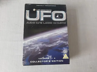 GERRY ANDERSON UFO - DVD BOX SET - VOLUMES 1-4 Aliens Have Landed On Earth • £14.95