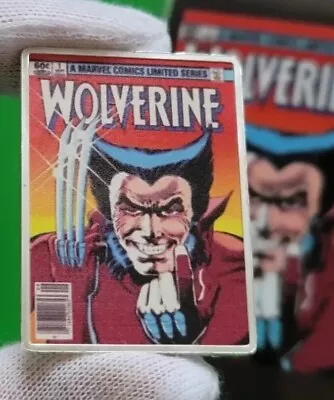 Vintage Comics Marvel  Wolverine   1 Troy Oz .999 Fine Silver Art Bar W COA  • $1.25