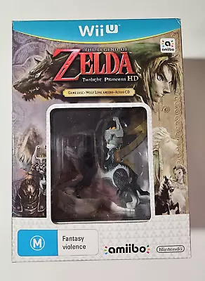 The Legend Of Zelda: Twilight Princess HD Wolf Link Amiibo Nintendo Wii U PAL • $140