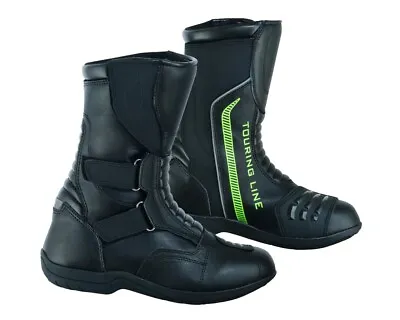 Motorcycle Leather Touring Shoes Motorbike Waterproof Racing Boots CE Armoured U • $55.25