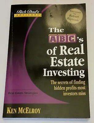 The ABC's Of Real Estate Investing From The Rich Dad's Advisor Series. Signed. • $14.60