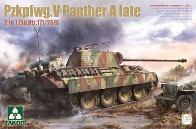 TAKOM 1/35 WW2 German Tank PzKpfwg. V Panther A Late • £36.99