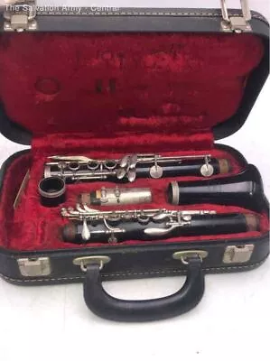 Vito Black Woodwind Musical Instrument Open Hole Clarinet With Case • $5.99