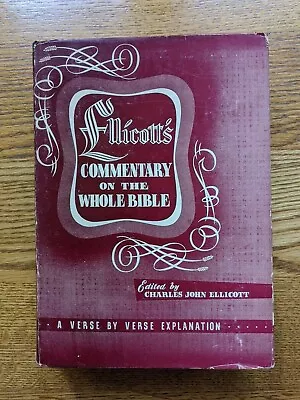 Elliott's Commentary On The Whole Bible Volume 1 Genesis To Numbers • $29.95