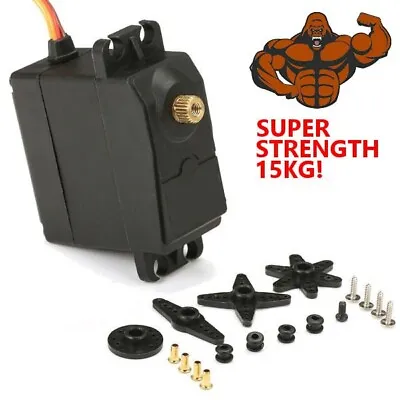 High Torque Metal Geared Servo 15kg For Radio Control Cars/boats /planes  • £9.99