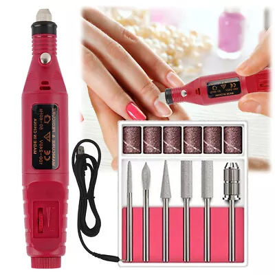 Toe Nail Grinder Electric Nail File Professional Drill Manicure Pedicure • £8.89