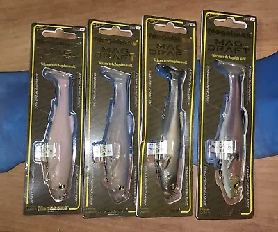 ❗️LOT OF 4❗️Megabass Magdraft 6 Lures Swimbait 6  Bass Casting Bait Paddle Tail • $49.50