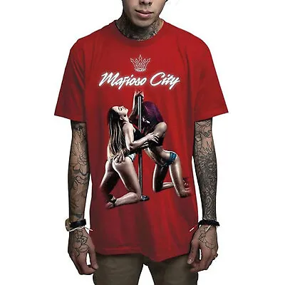 Mafioso Men's Mafioso City Red Short Sleeve T Shirt Clothing Apparel Tattoo S... • $26.24