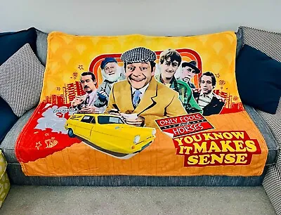 Only Fools And Horses Del Boy Official Coral Fleece Warm Blanket Large 130x150cm • £23.99