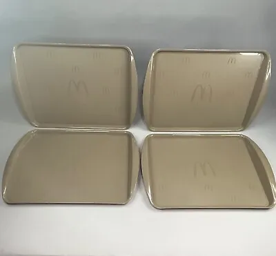 4 Set Lot Vintage McDonalds 17  Brown Plastic Serving Tray WSI: 45532 Canada • $45
