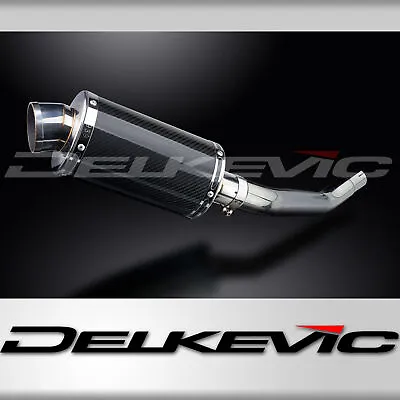 KAWASAKI ZX6R NINJA 636 2003-04 225mm OVAL CARBON SILENCER EXHAUST KIT • $214.69