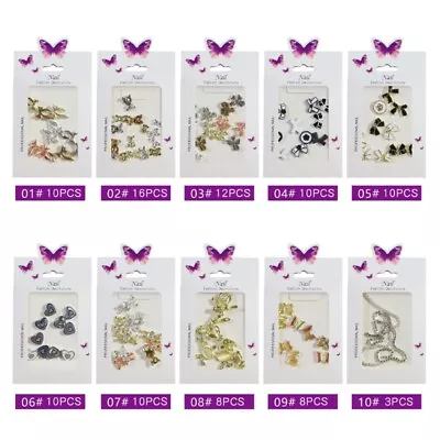 Nail Art Craft Rhinestones Charms Nail Crystal Gems Dangle Manicure Nail Jewelry • £3.31