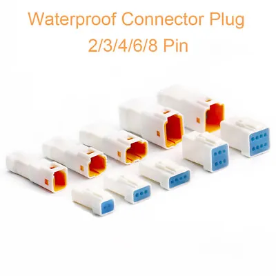 JST02T/02R-JWPF-VSLE-S 2/3/4/6/8 Pin JST Series Waterproof Connector Plug Kits • $2.29