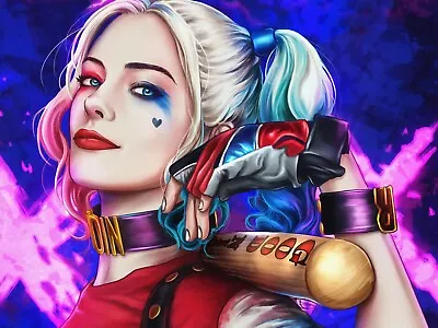 New Harley Quinn Movie Film Print Wall Art Premium Poster Size A5-a1  • $4.50